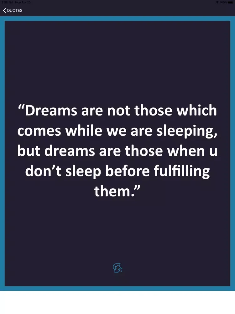Capturas de pantalla de Dr APJ Abdul Kalam Wisdom iPad 