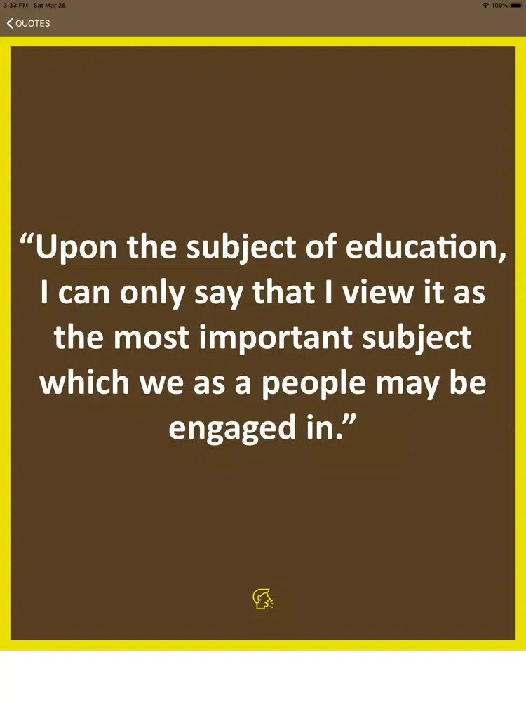 Abraham Lincoln Wisdom iPad  Screenshots