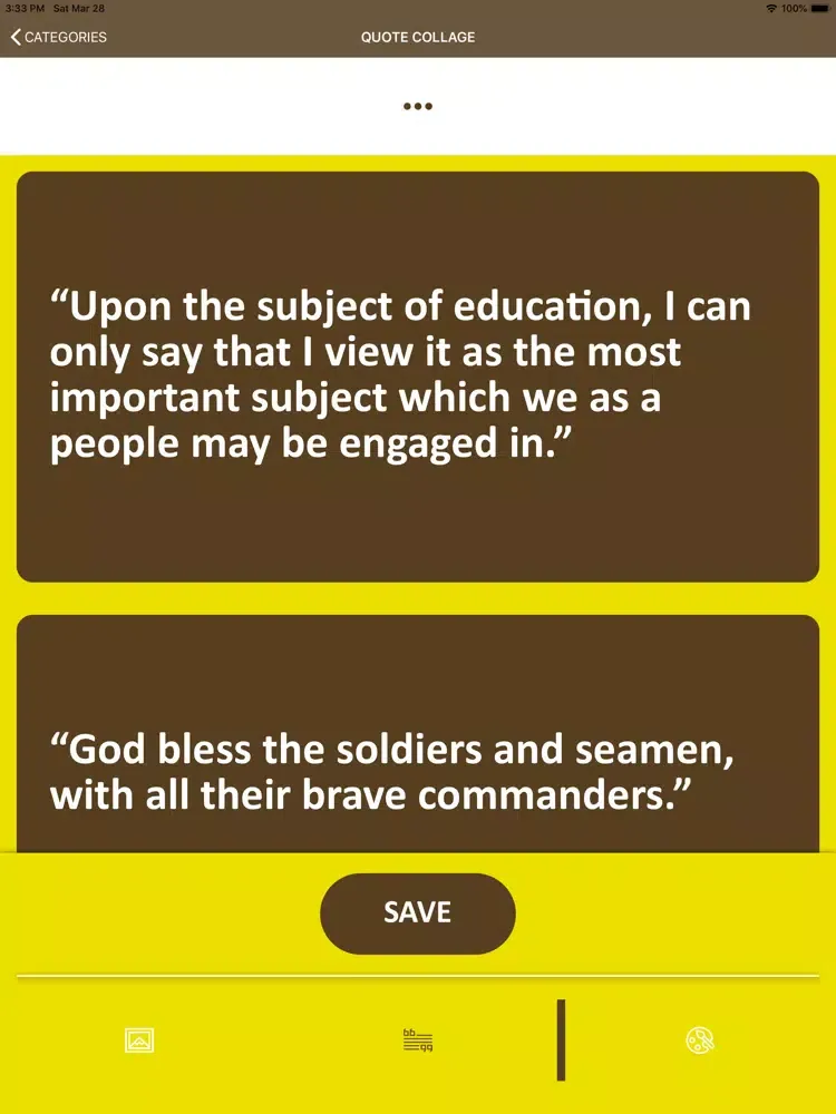 Abraham Lincoln Wisdom iPad  Screenshots