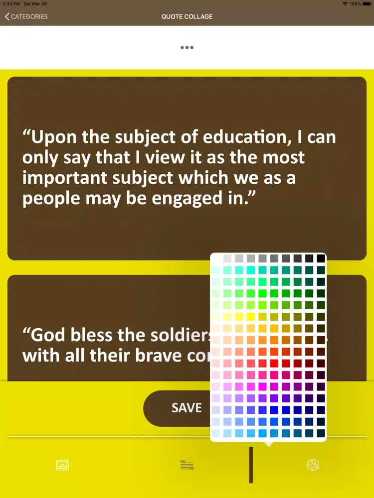 Abraham Lincoln Wisdom iPad  Screenshots