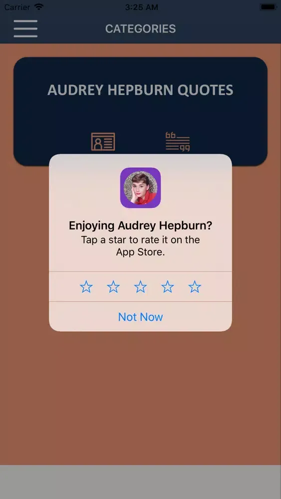 Audrey Hepburn’s Life Guide سکرین شاٹس