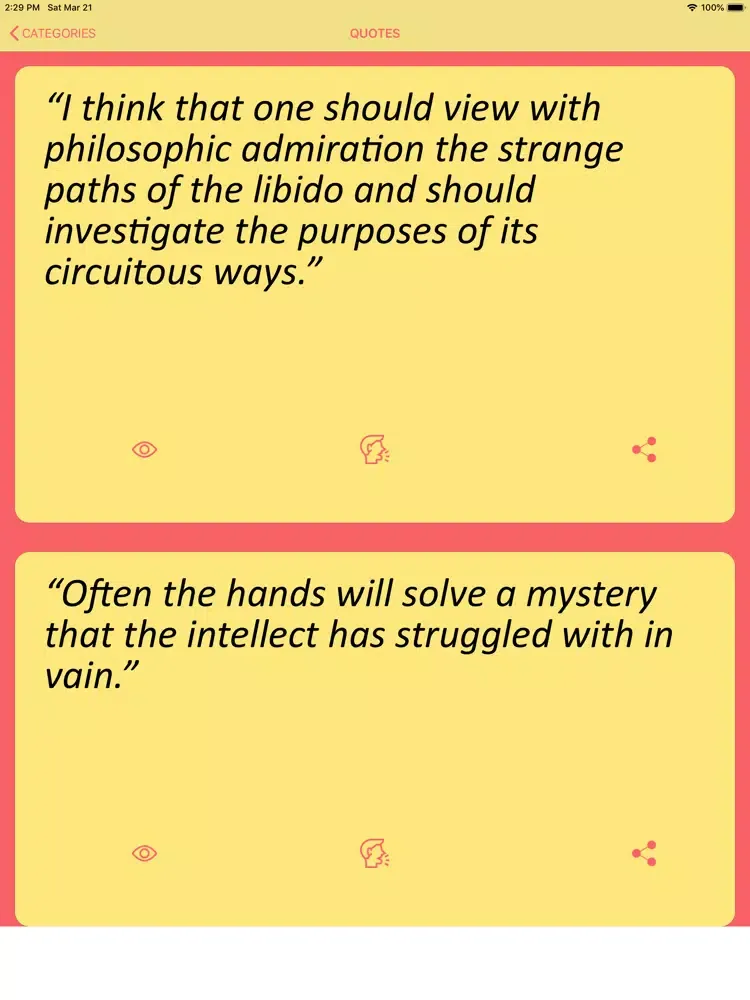Musings of Carl Jung iPad  سکرین شاٹس