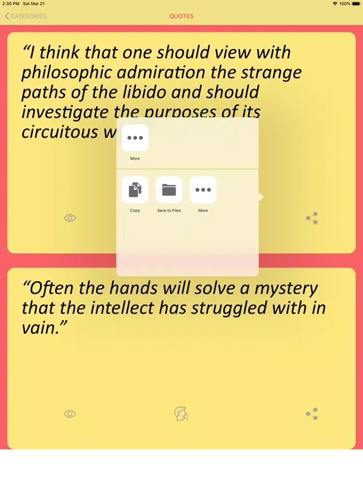Musings of Carl Jung iPad  سکرین شاٹس