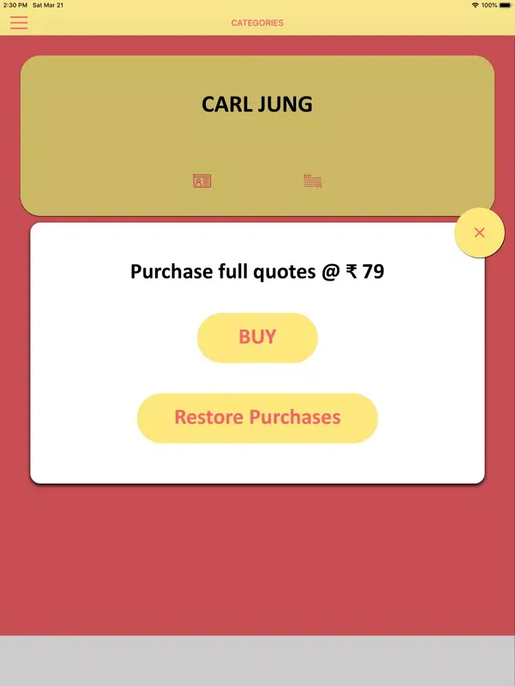 Musings of Carl Jung iPad  سکرین شاٹس
