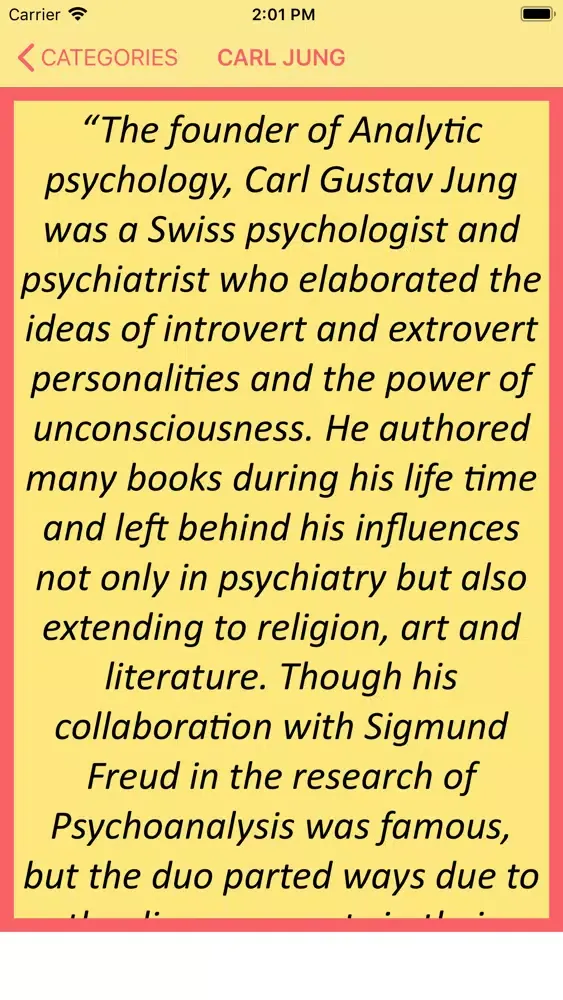 Musings of Carl Jung سکرین شاٹس