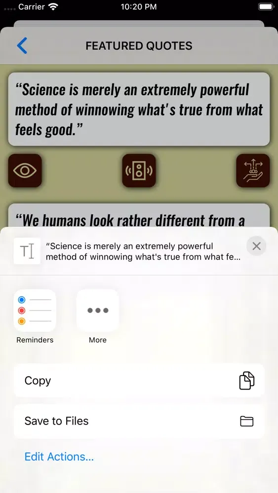 Carl Sagan Wisdom應用截圖