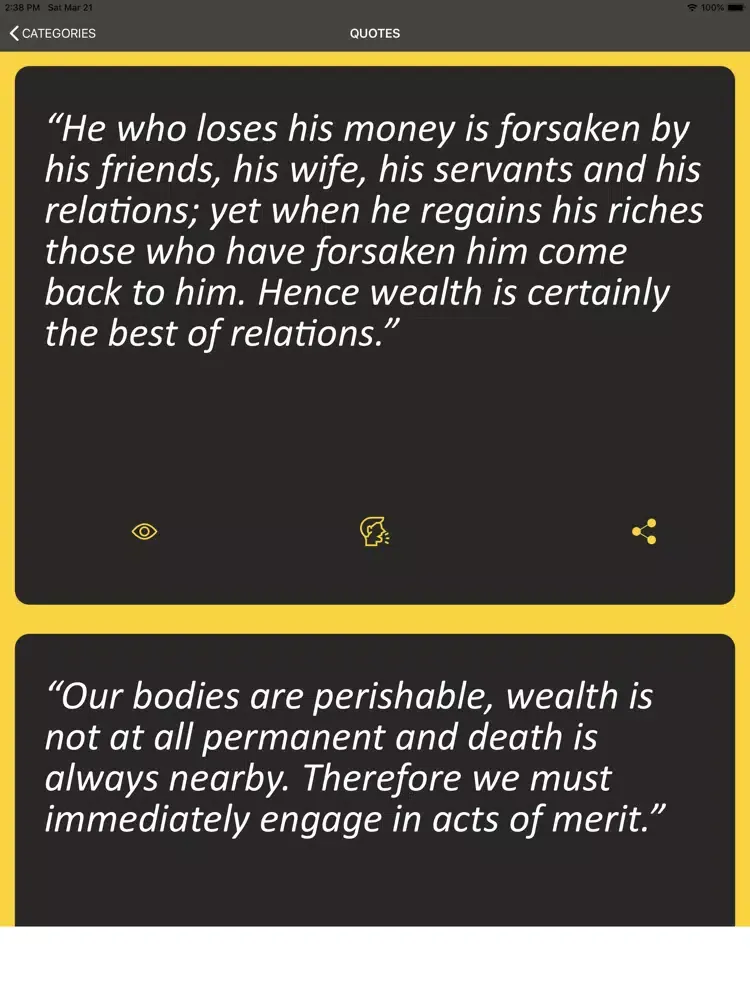 Zrzuty ekranu Chanakya wisdom for success iPad 