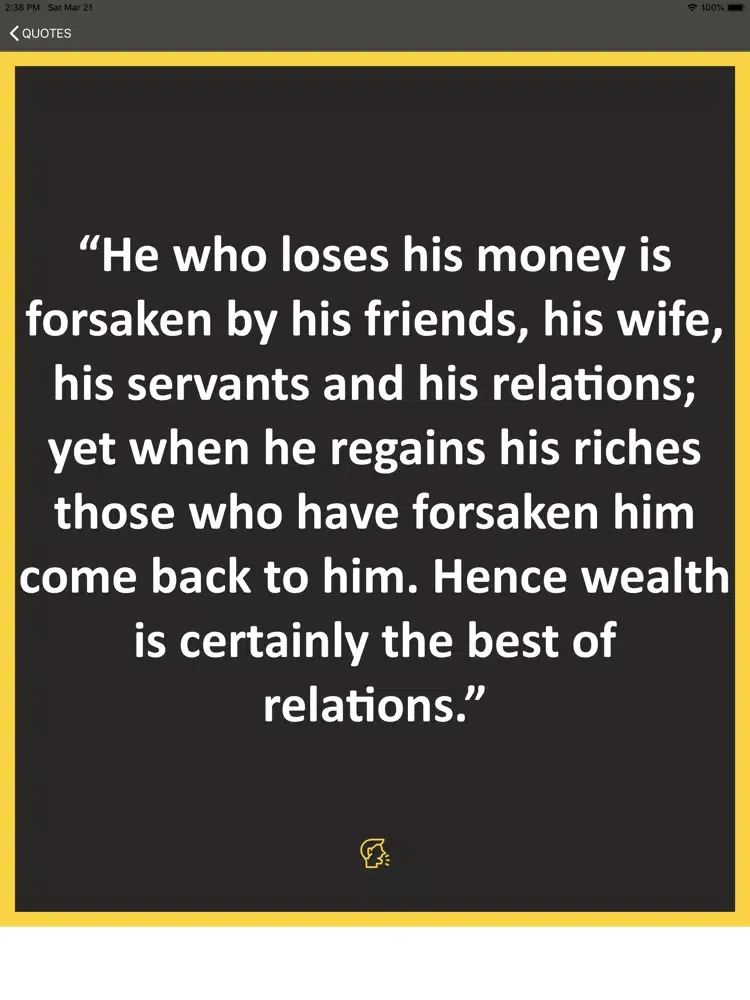 Zrzuty ekranu Chanakya wisdom for success iPad 