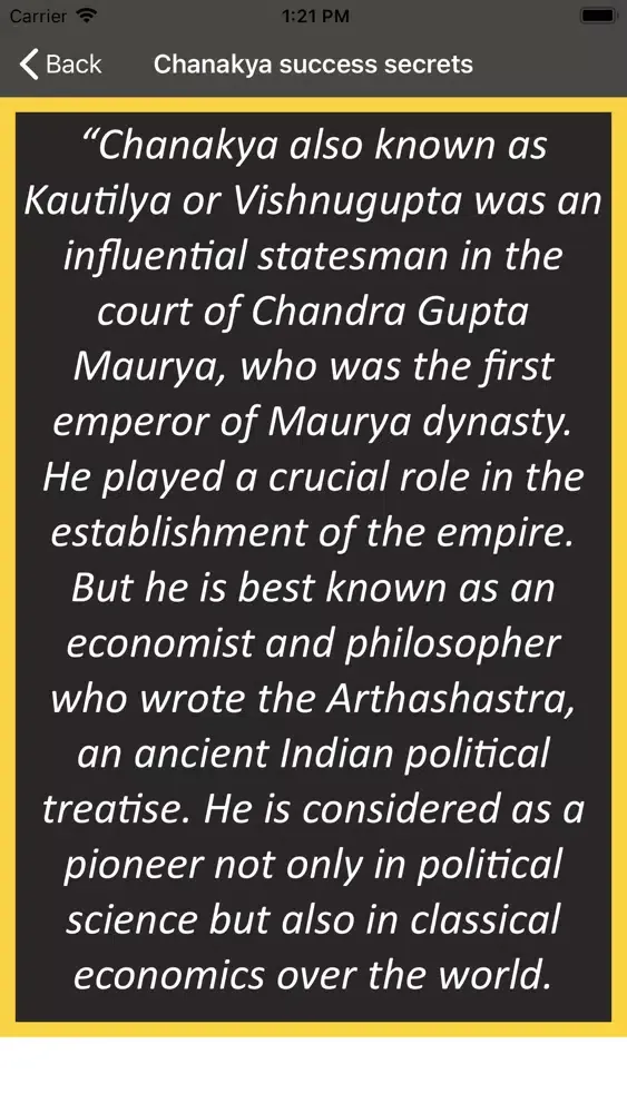 Zrzuty ekranu Chanakya wisdom for success