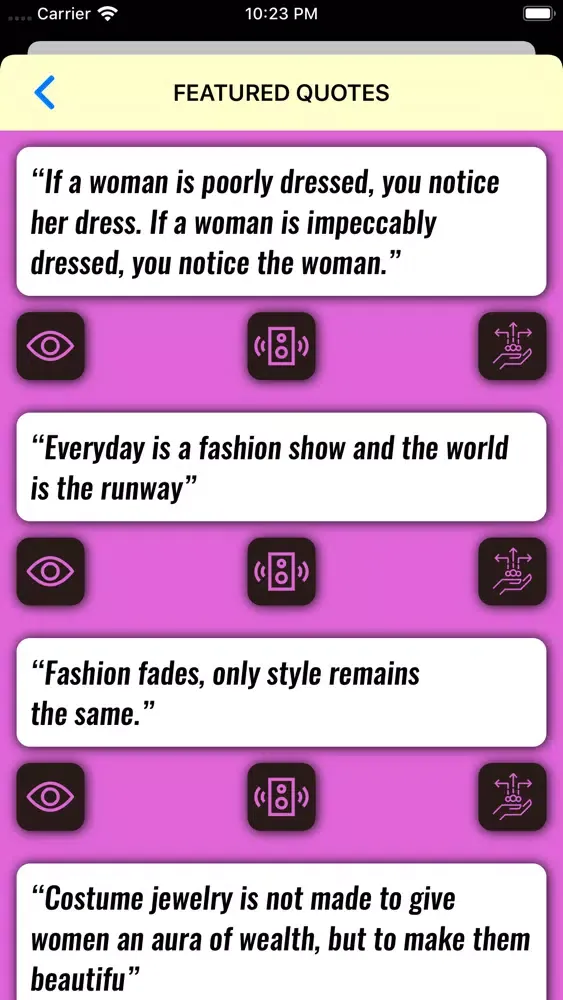 Tangkapan skrin Coco Chanel Wisdom