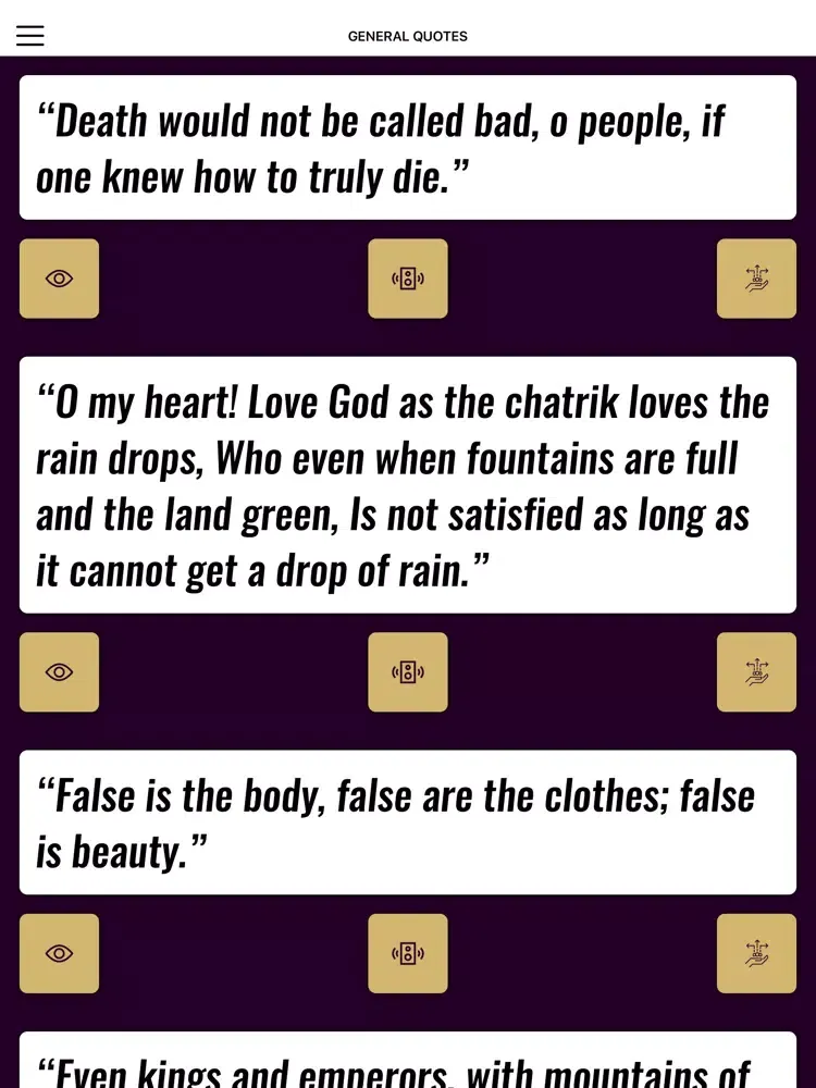 Captures d'écran de Guru Nanak Wisdom iPad 