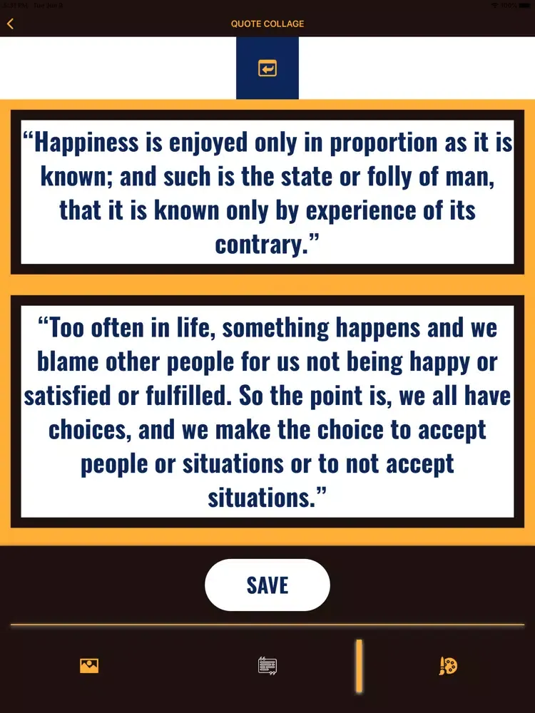 تصاویر Wisdom of Happiness Quotes iPad 