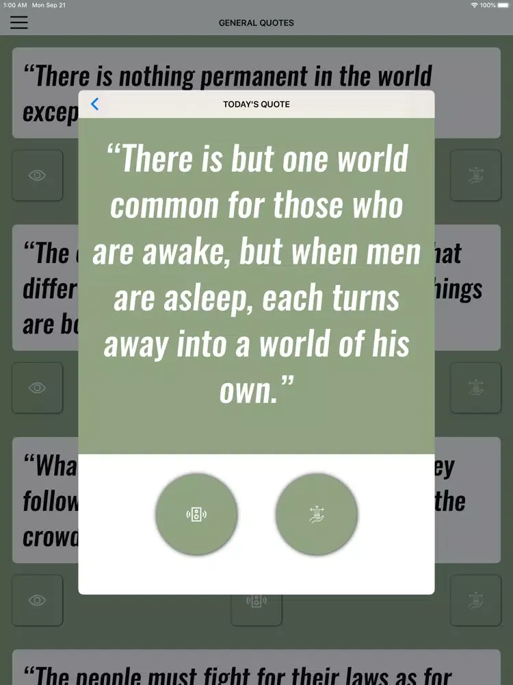 Heraclitus Wisdom iPad 应用截图