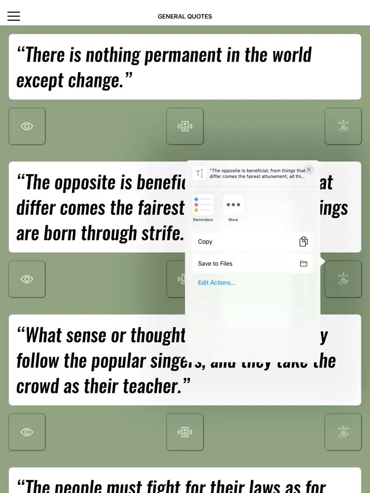 Heraclitus Wisdom iPad 应用截图