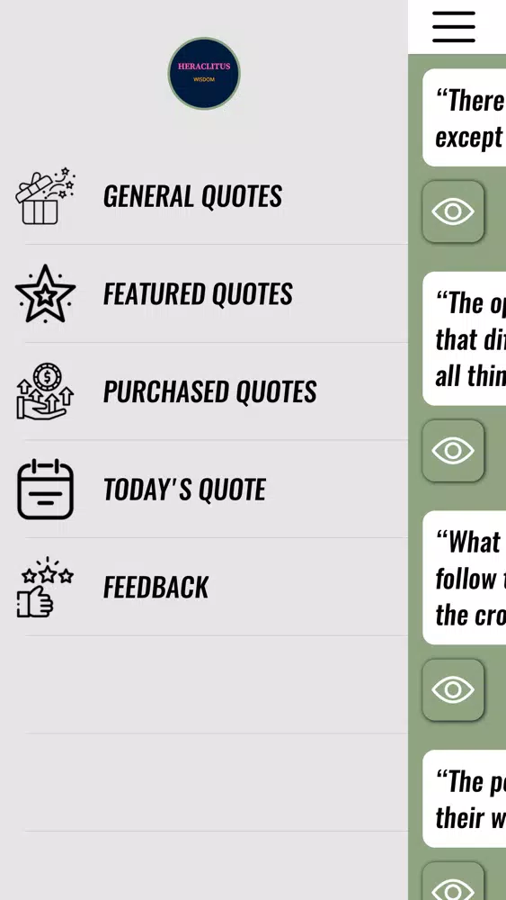 Heraclitus Wisdom Screenshots
