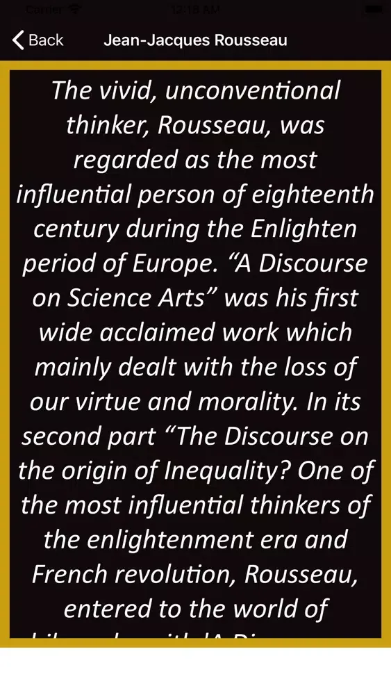 Zrzuty ekranu Jean-Jacques Rousseau Wisdom