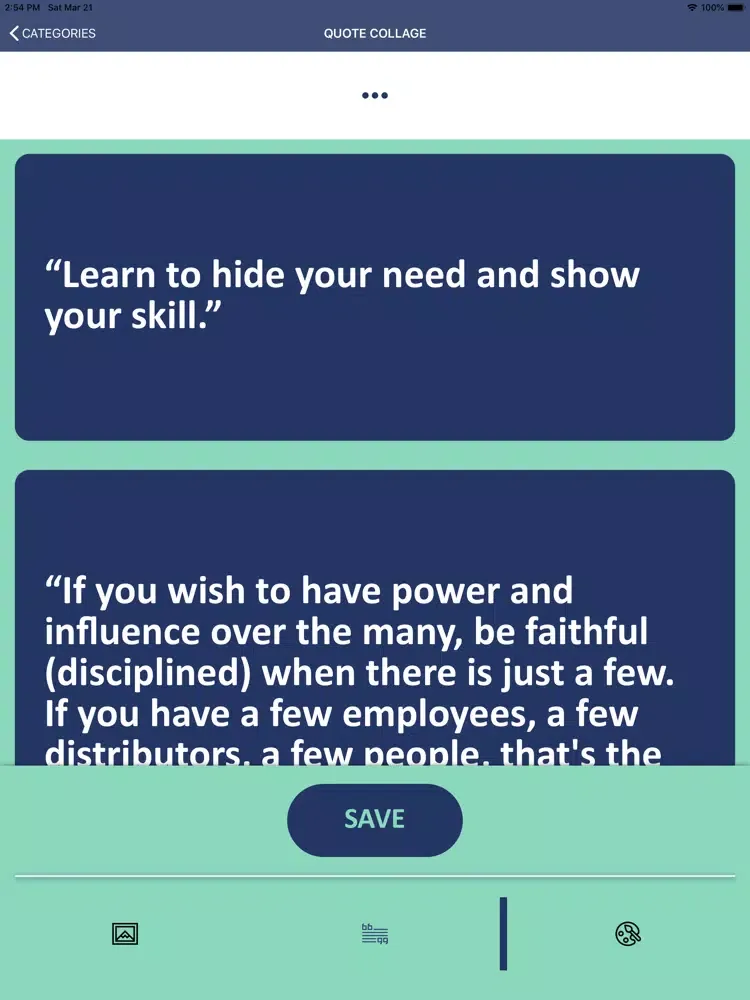 Screenshot di Jim Rohn’s Wisdom iPad 