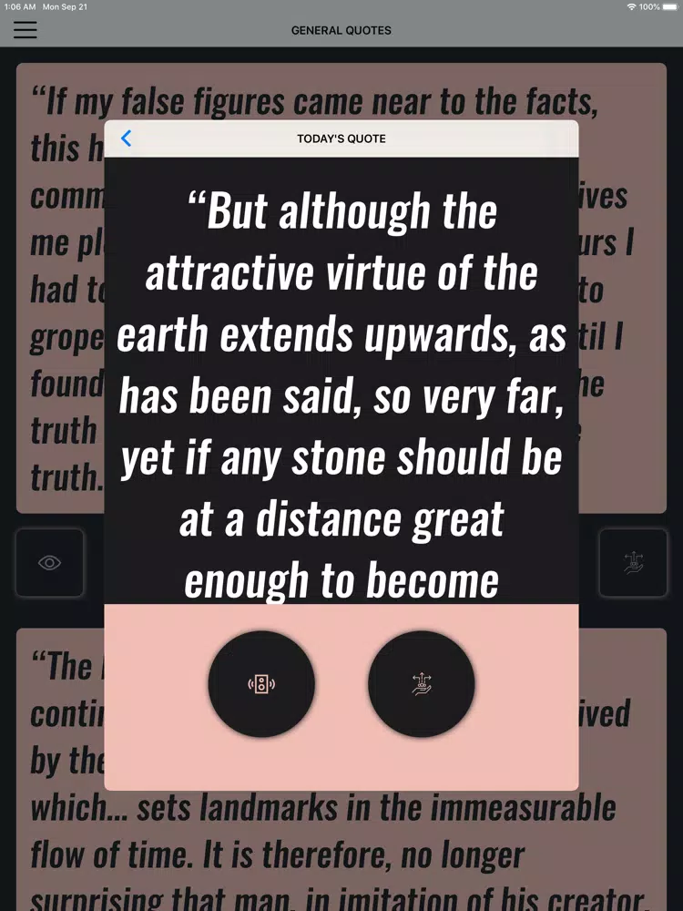 Capturas de pantalla de Johannes Kepler Wisdom iPad 