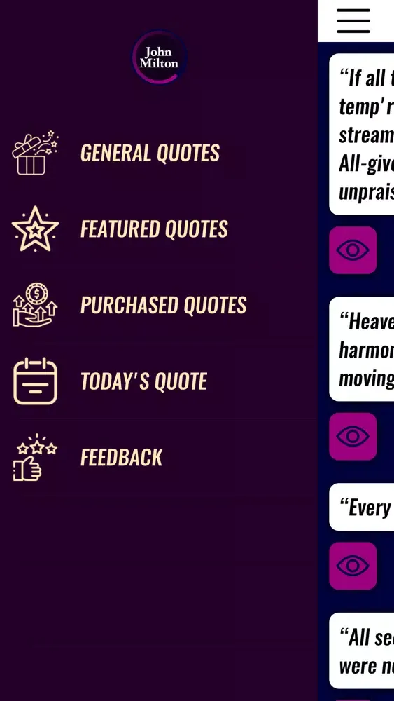 Capturas de pantalla de John Milton Wisdom