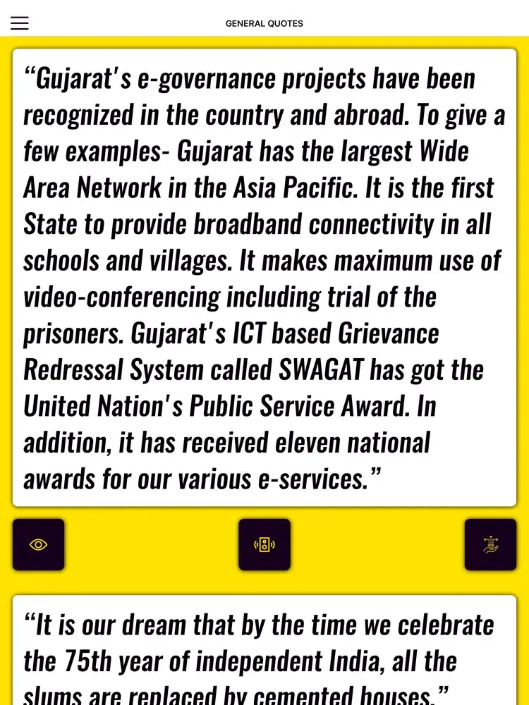 Narendra Modi Wisdom iPad  স্ক্রিনশট