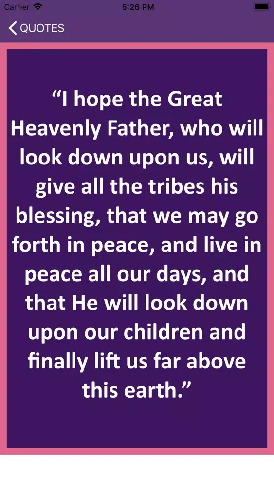 Tangkapan skrin Native American Wisdom