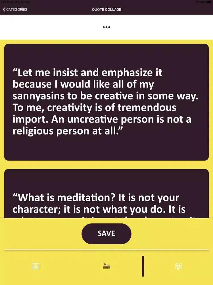 Osho’s Liberto iPad  স্ক্রিনশট