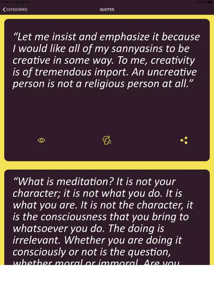 Osho’s Liberto iPad  স্ক্রিনশট