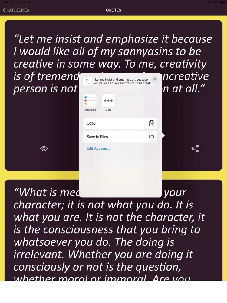 Osho’s Liberto iPad  স্ক্রিনশট