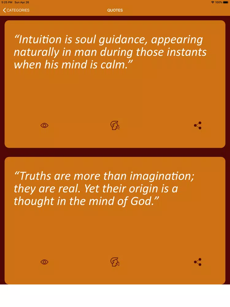 Captures d'écran de Paramahansa Yogananda Wisdom iPad 