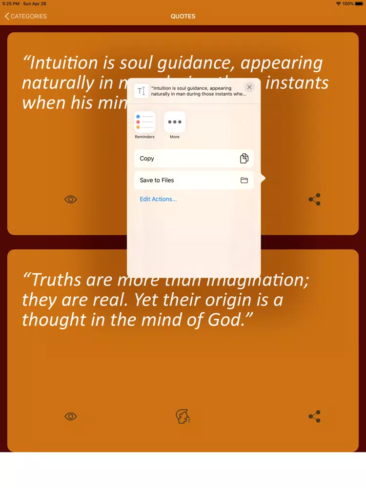Captures d'écran de Paramahansa Yogananda Wisdom iPad 