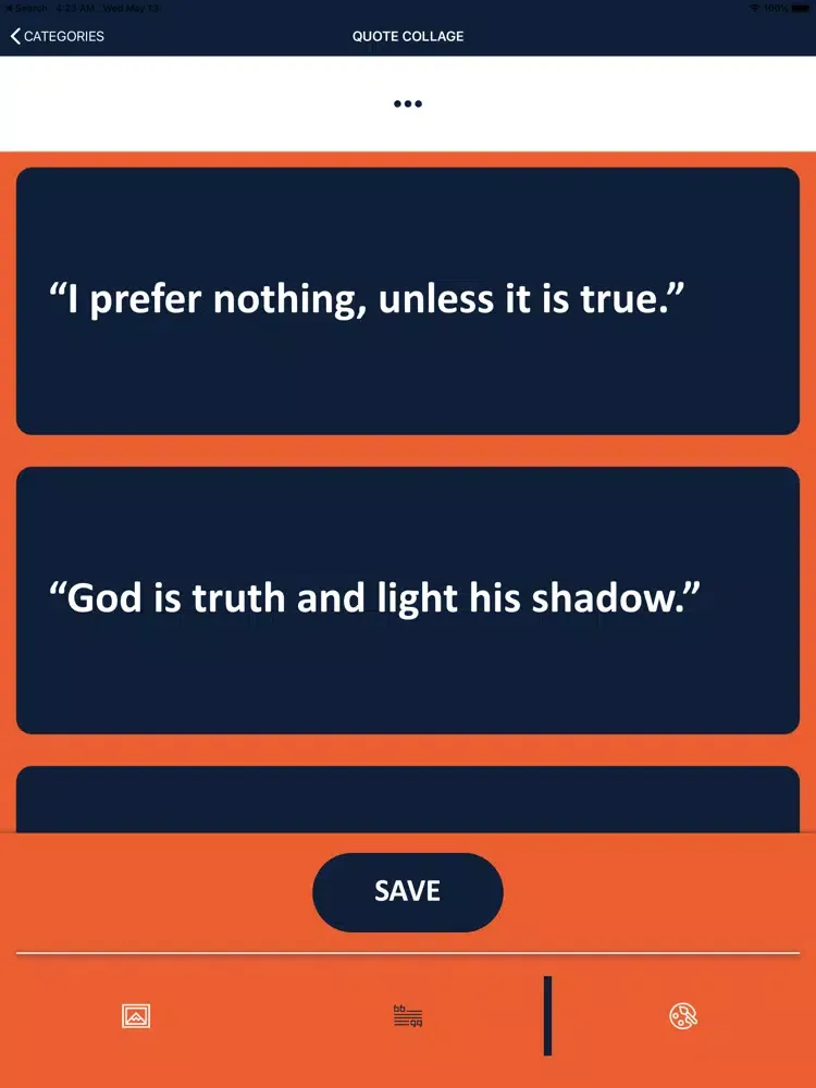 Capturas de pantalla de Plato Wisdom iPad 