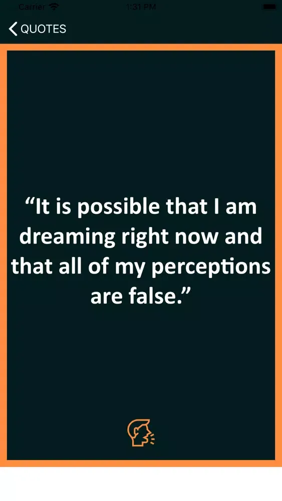 Ảnh chụp màn hình của Rene Descartes Wisdom
