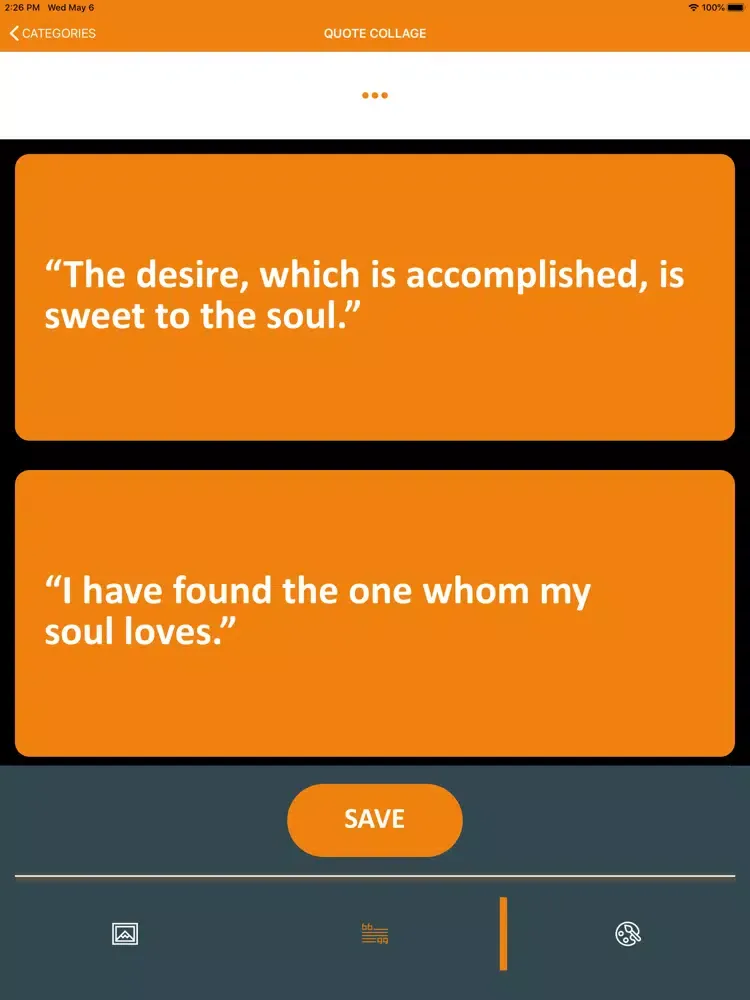 Tangkapan skrin Wisdom of King Solomon iPad 