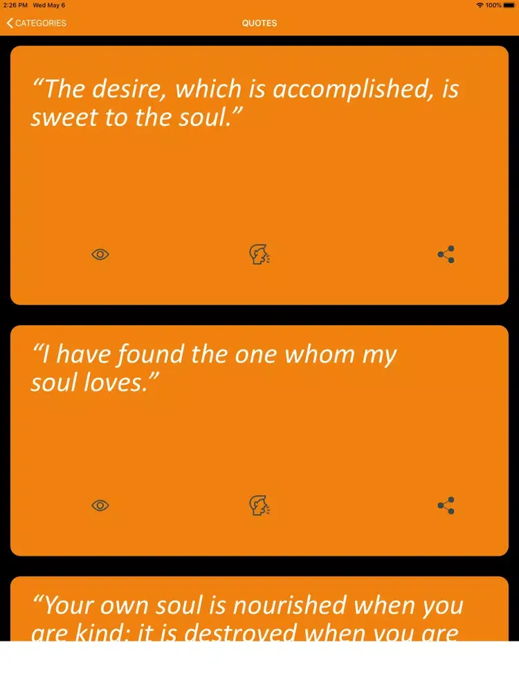 Tangkapan skrin Wisdom of King Solomon iPad 