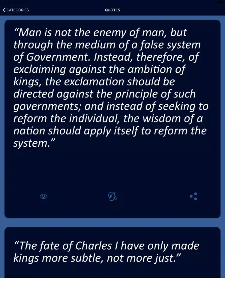 Sense of Thomas Paine iPad 应用截图