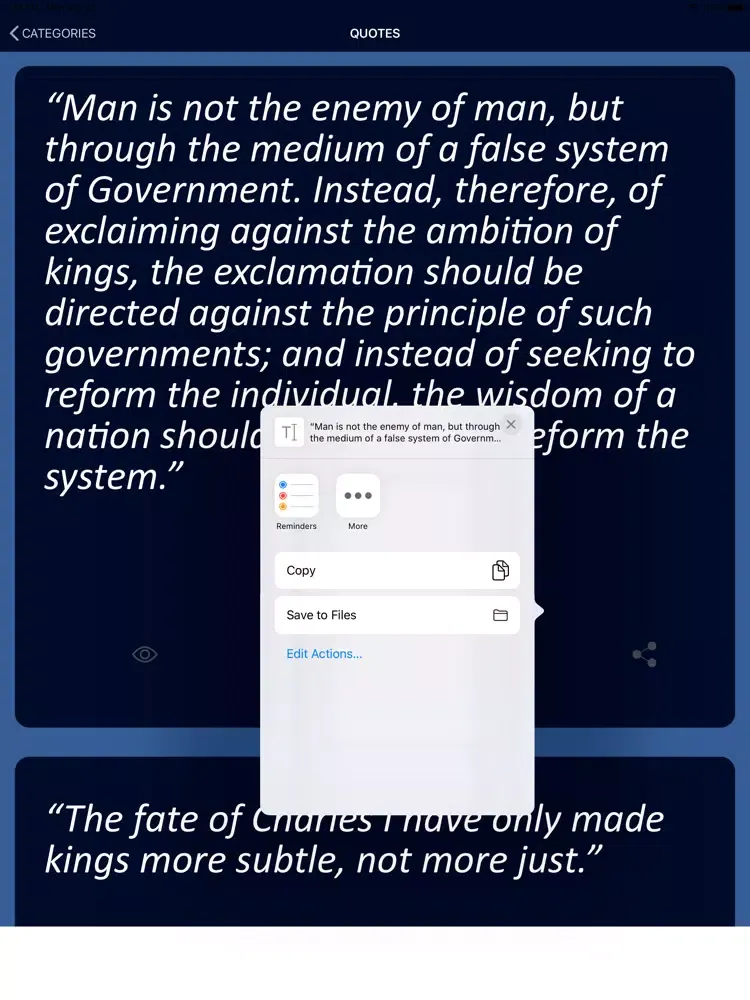 Sense of Thomas Paine iPad 应用截图