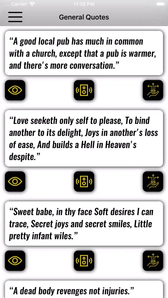 Captures d'écran de William Blake Wisdom