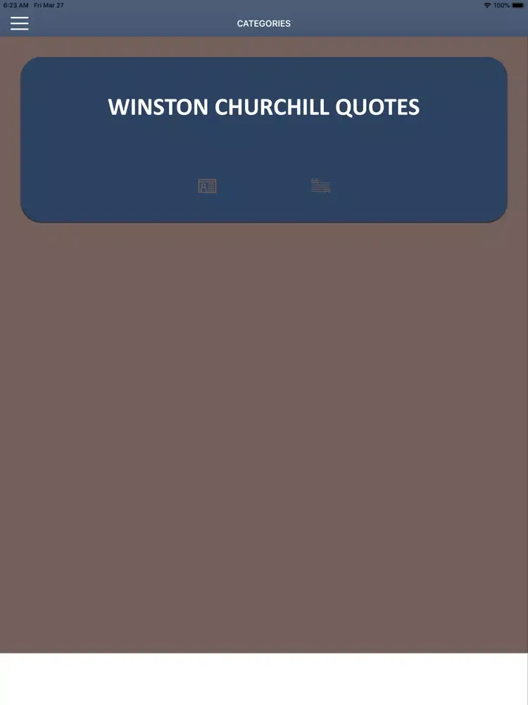 تصاویر Wisdom of Winston Churchill iPad 