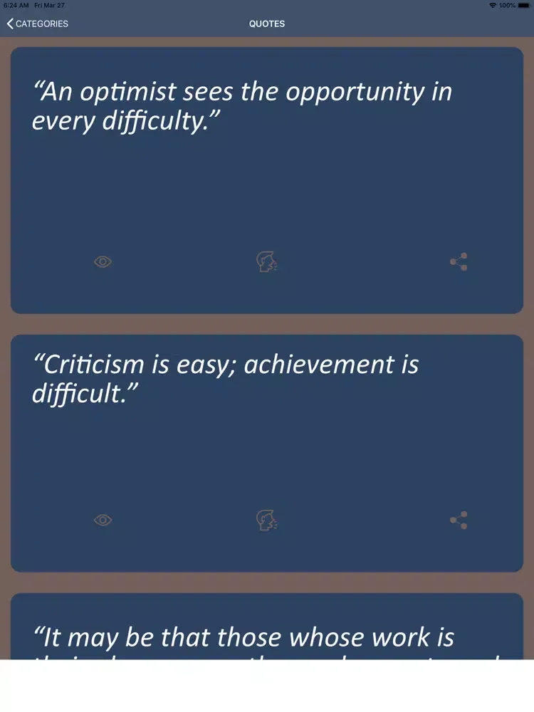 تصاویر Wisdom of Winston Churchill iPad 