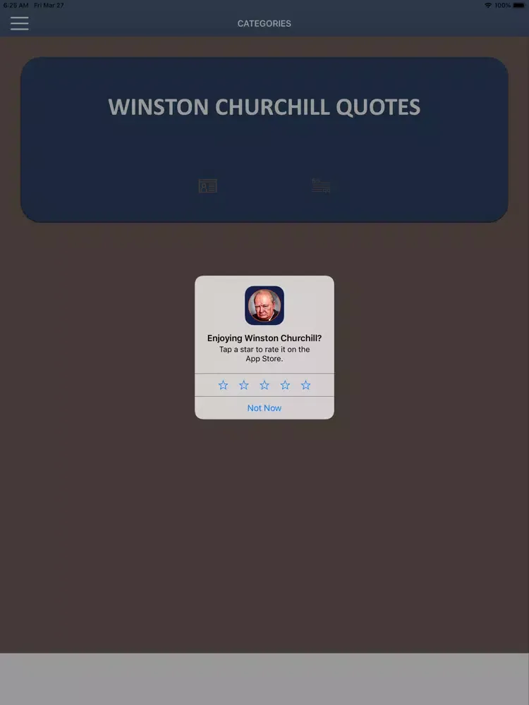 تصاویر Wisdom of Winston Churchill iPad 
