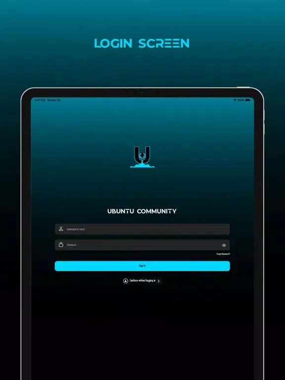 Ubuntu Community iPad  Screenshots