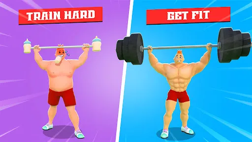 ภาพหน้าจอของ Gym Idle Clicker: Fitness Hero