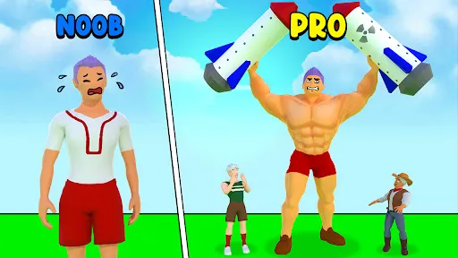 ภาพหน้าจอของ Gym Idle Clicker: Fitness Hero
