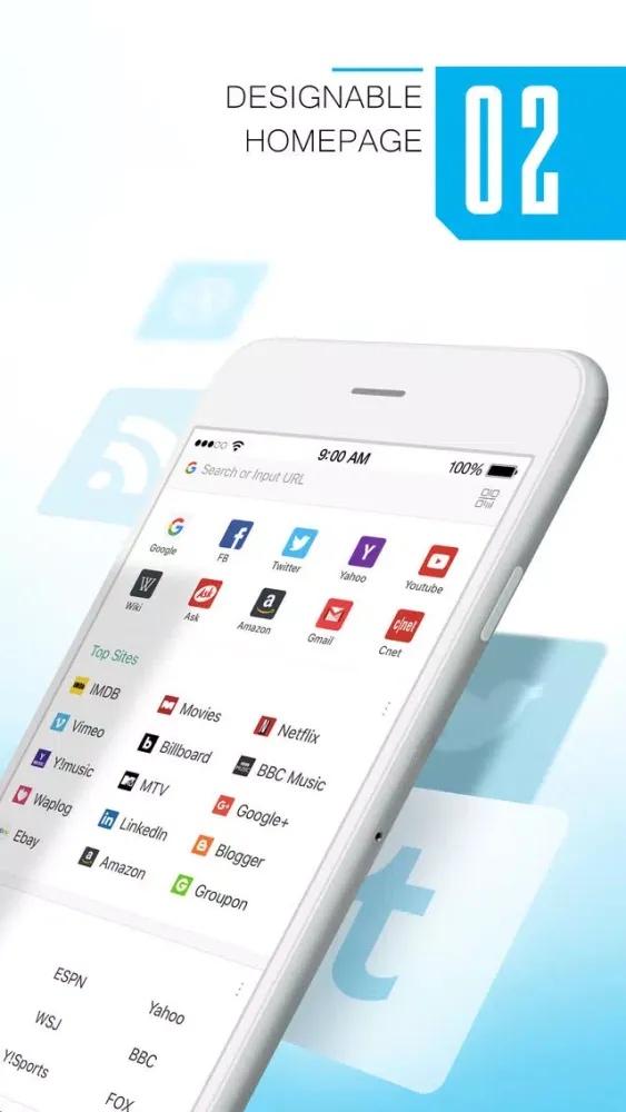 Tangkapan layar UC Browser