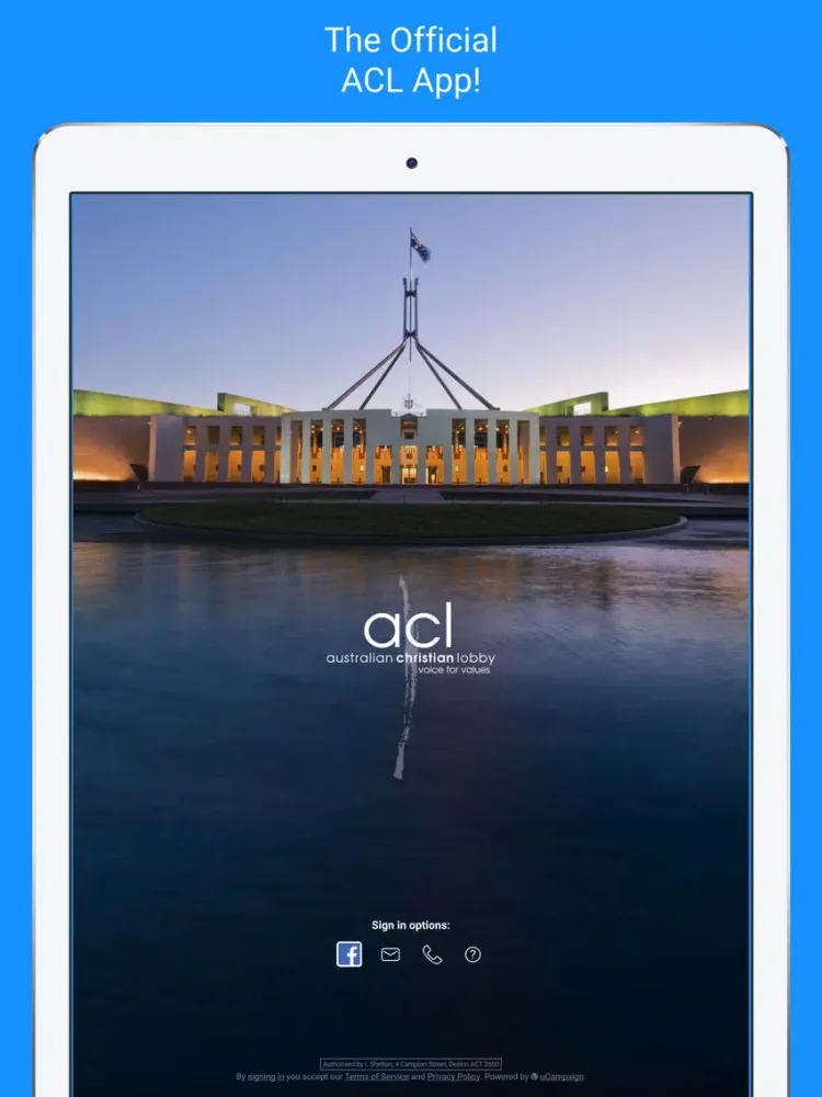 Australian Christian Lobby iPad 应用截图