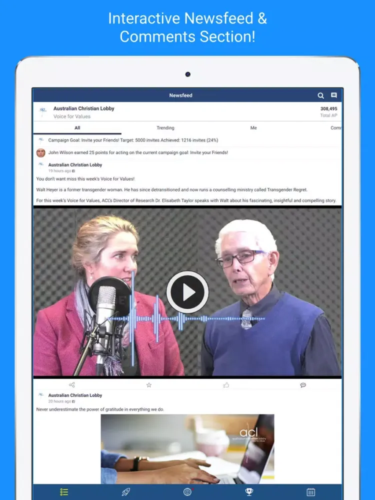 Australian Christian Lobby iPad 应用截图