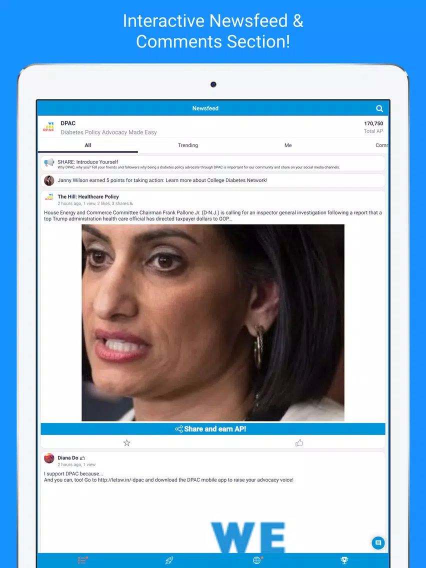 Tangkapan layar DPAC iPad 