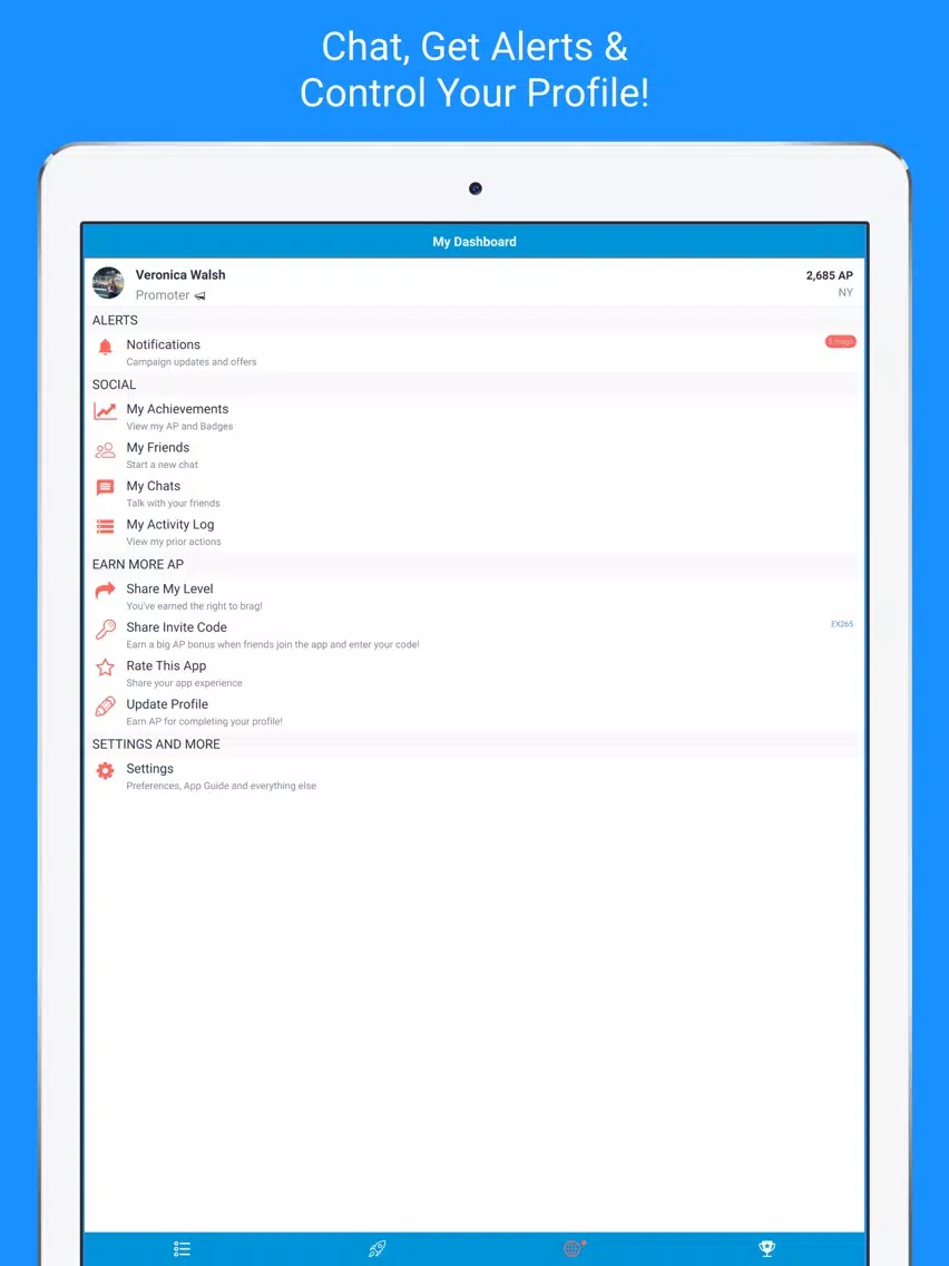 Tangkapan layar DPAC iPad 