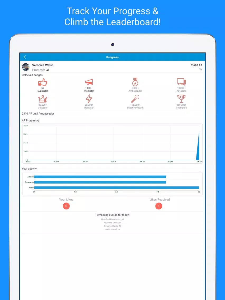 Tangkapan layar DPAC iPad 