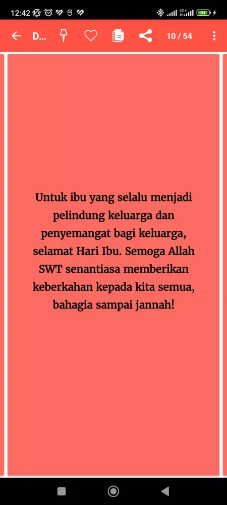 Capturas de tela do Ucapan Selamat Hari Ibu